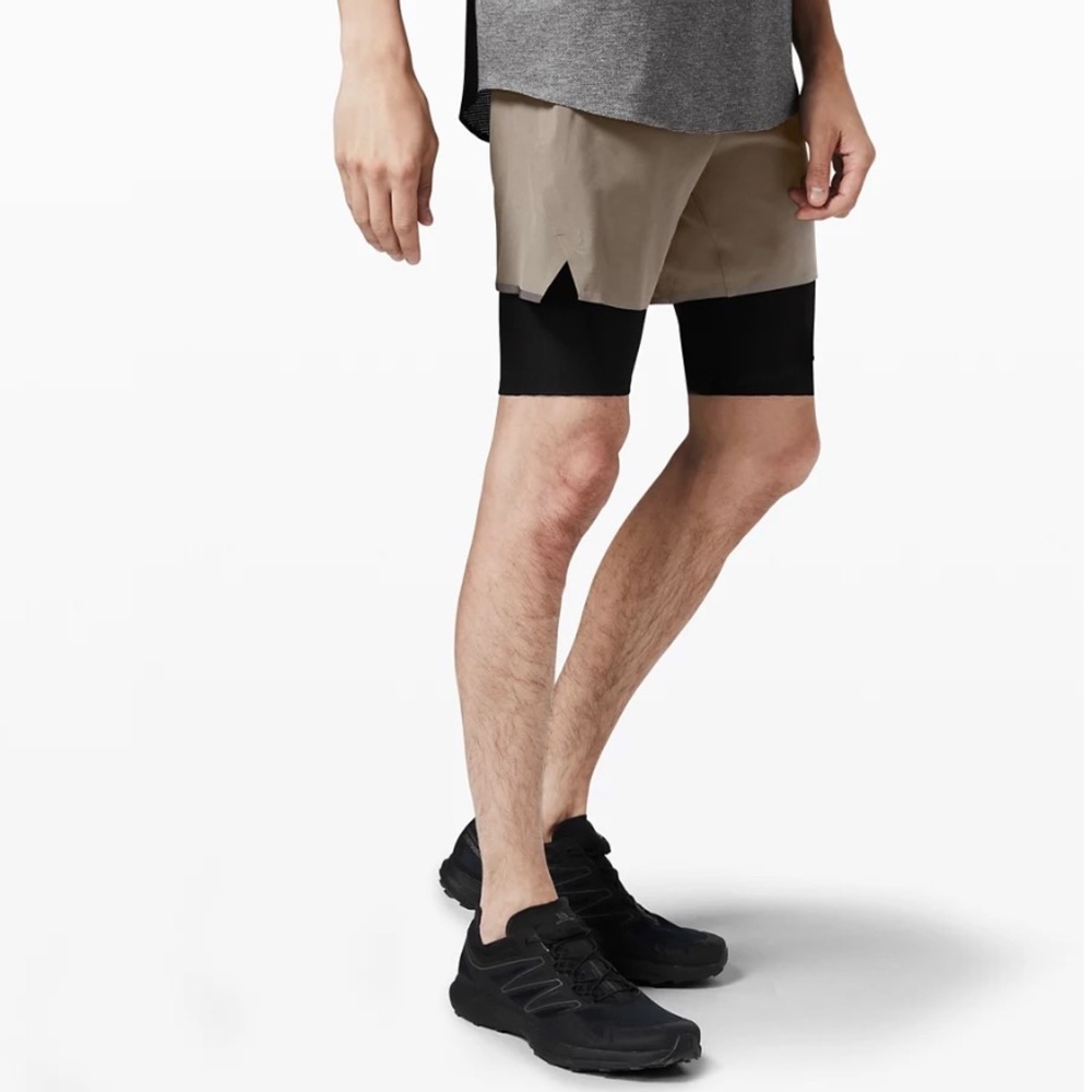 Lululemon Diffract Run Short *Lined Sz Xs In Noma… - image 2